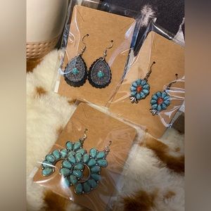Earrings Western Style